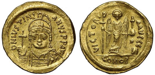 Justinian (527-565), Gold Solidus.