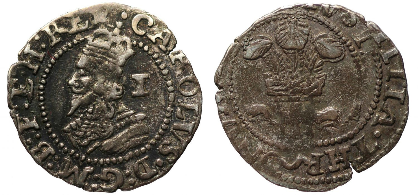 Charles I Penny, Bristol Mint or late Declaration issue