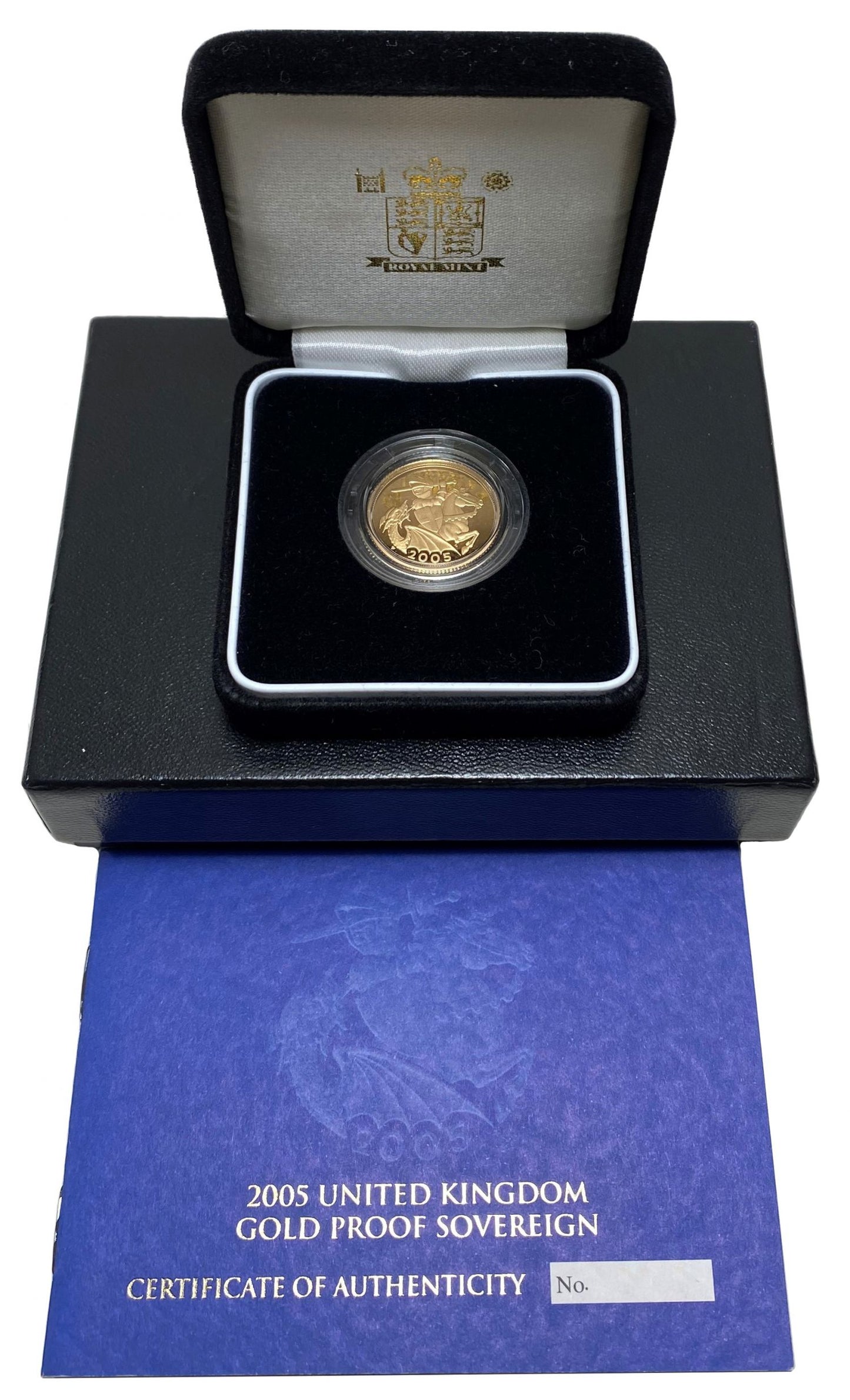 Elizabeth II 2005 proof Sovereign