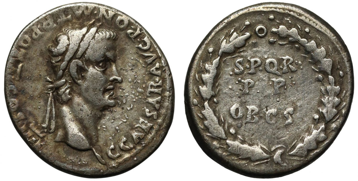 Caligula, Silver Denarius.