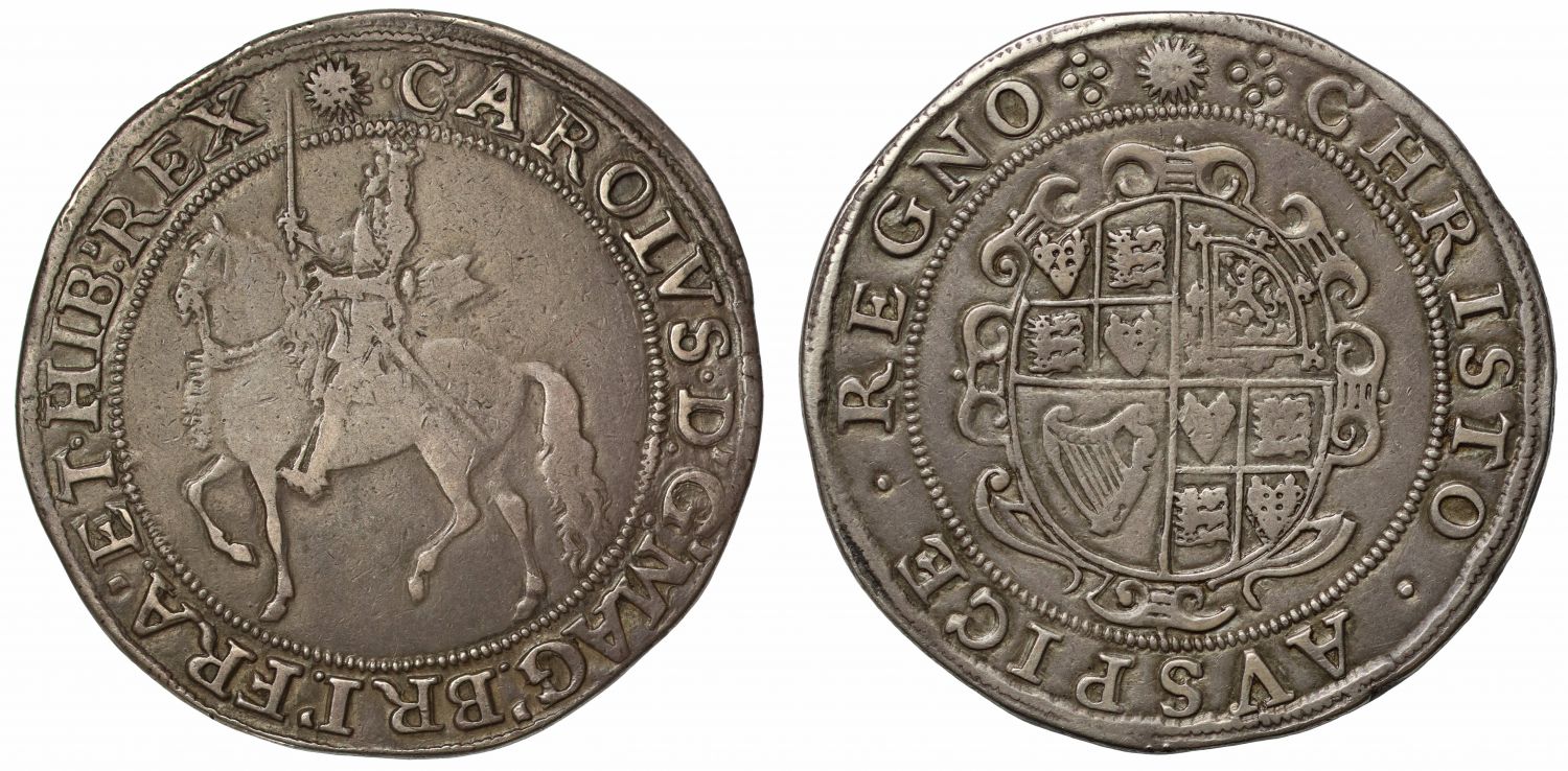 Charles I Crown Tower Mint under Parliament, by Thomas Simon type V