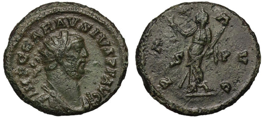 Romano-British Interest - Carausius (AD 286-293), Æ Antoninianus, Camulodunum, Pax.