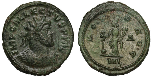 Allectus (AD 293-296), Æ Antoninianus, London, Providentia.