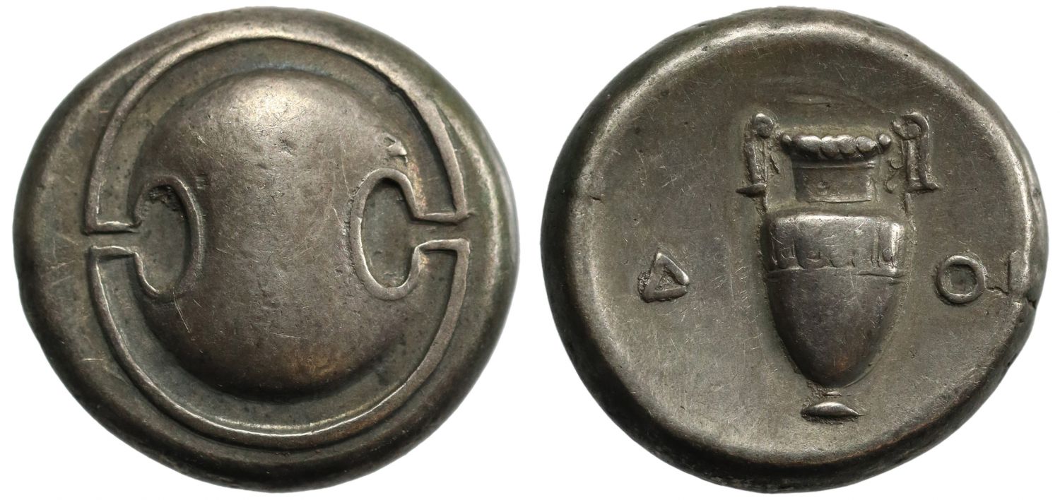 Boeotia, Thebes, Silver Stater, c. 371-338 BC.