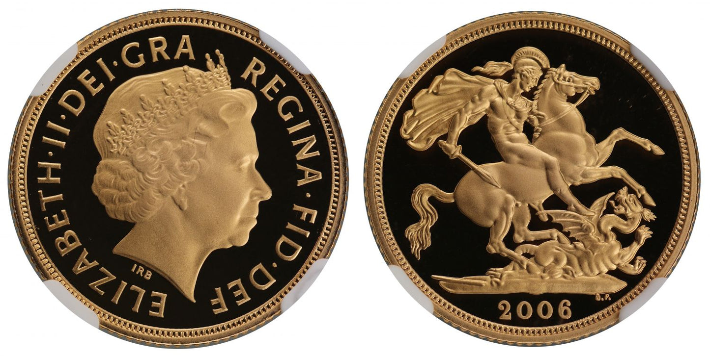 Elizabeth II 2006 proof Sovereign PF69 ULTRA CAMEO