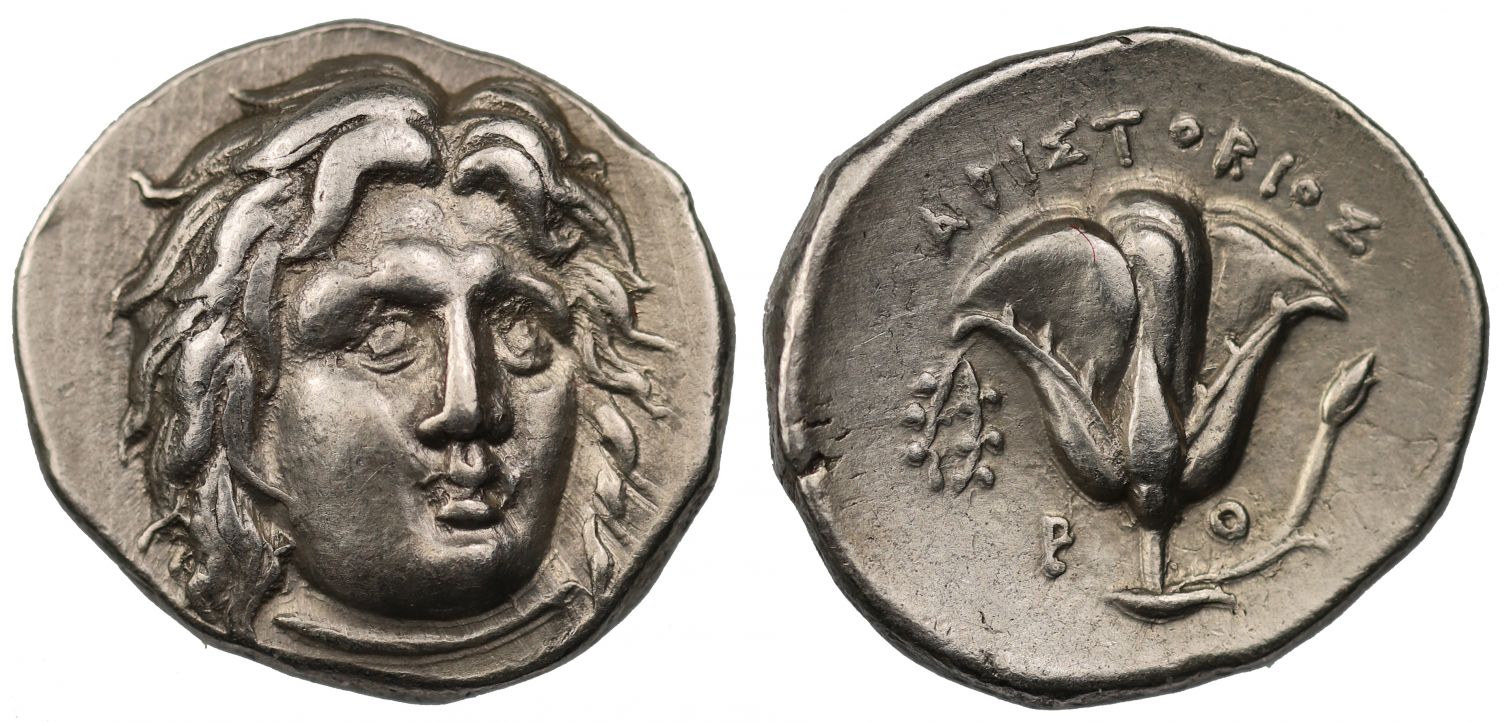 Carian Islands, Rhodes, Silver Didrachm