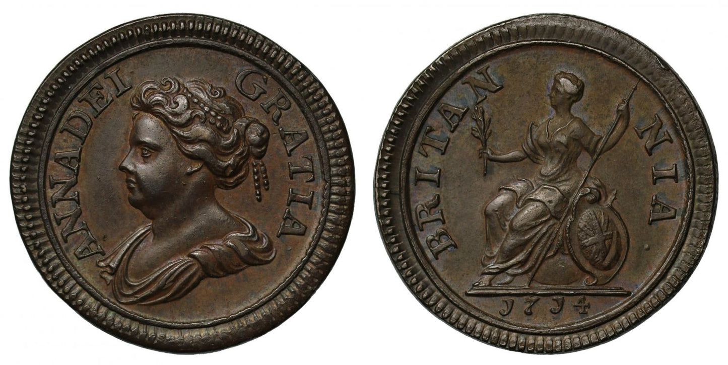 Anne 1714 Farthing