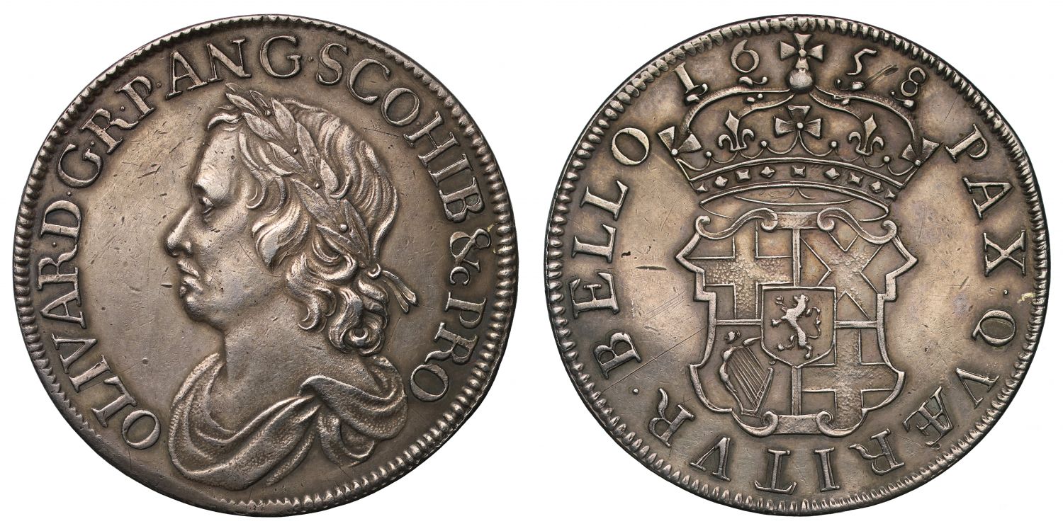 Oliver Cromwell 1658 Dutch Crown