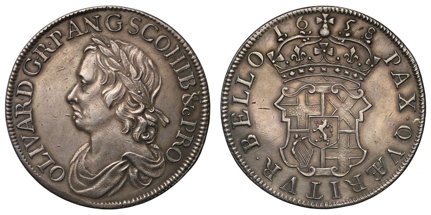 Oliver Cromwell 1658 Dutch Crown