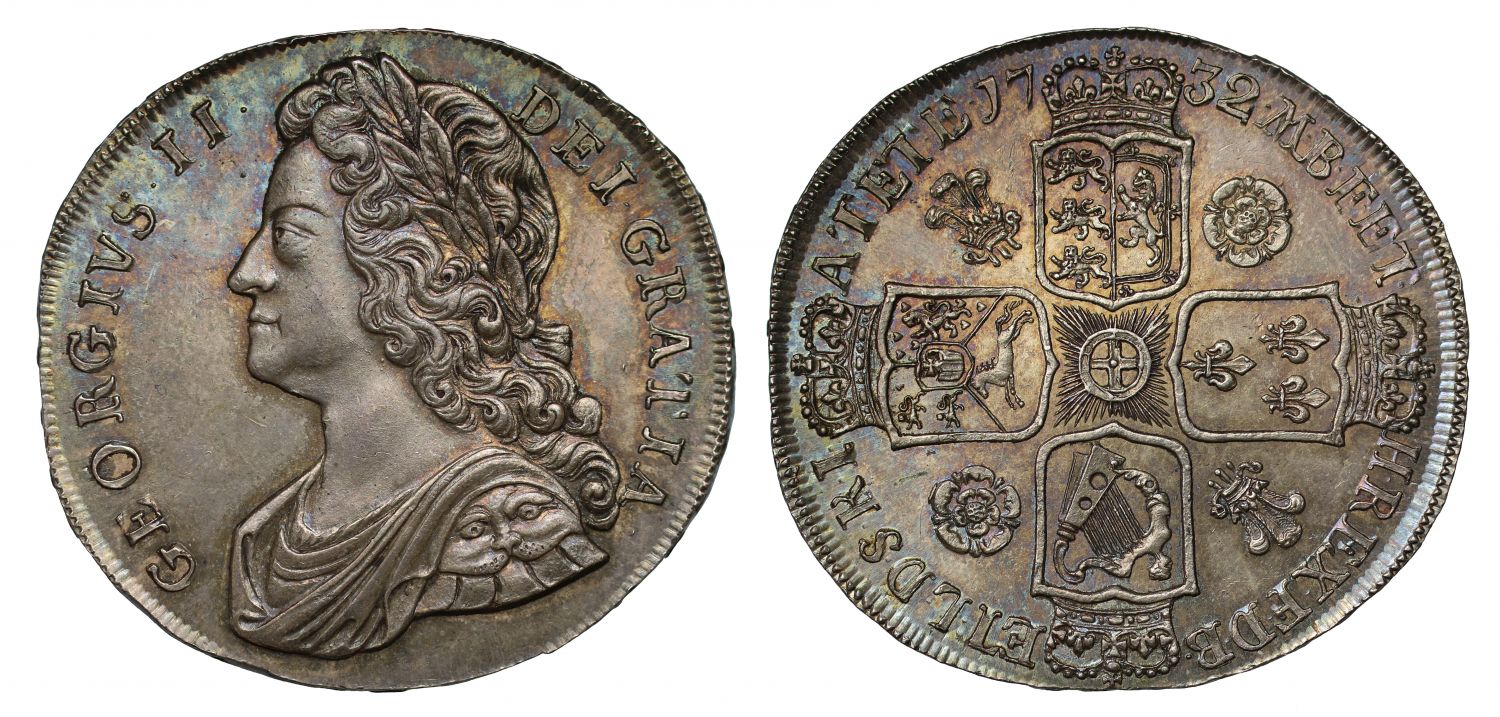 George II 1732 Crown