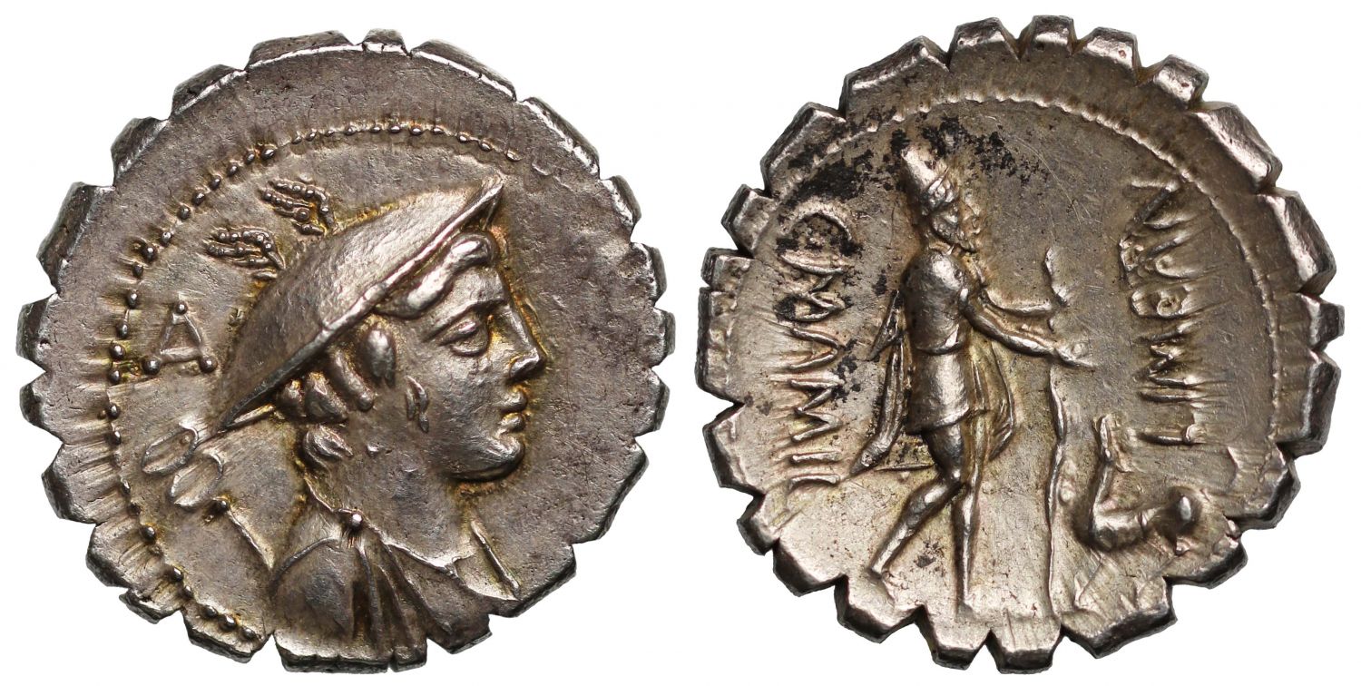 C. Mamilius Limetanus, Silver Denarius