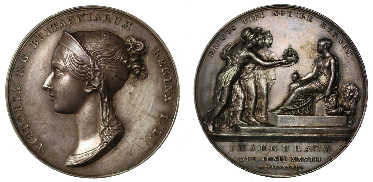 Named Coronation Medal of Victoria, 1838.