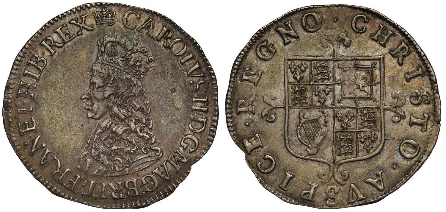 Charles II Sixpence, first hammered issue