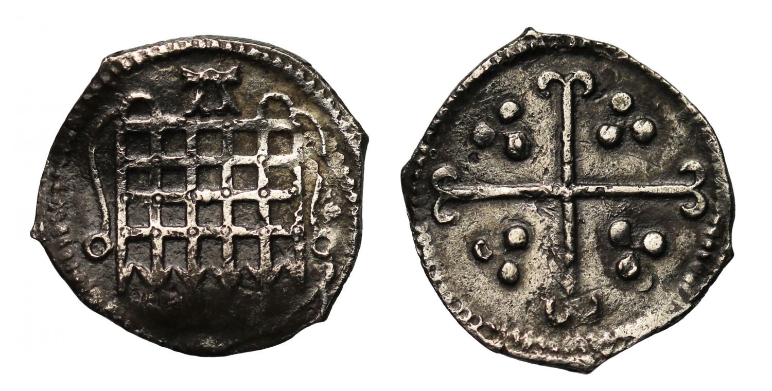 Elizabeth I Halfpenny mintmark A