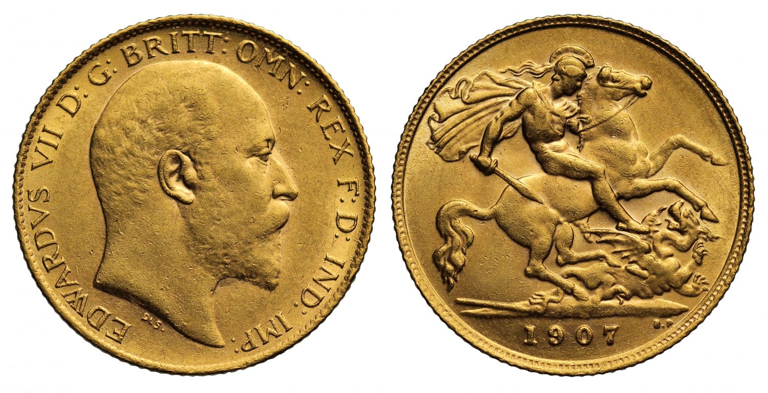 Edward VII 1907 Half-Sovereign, London