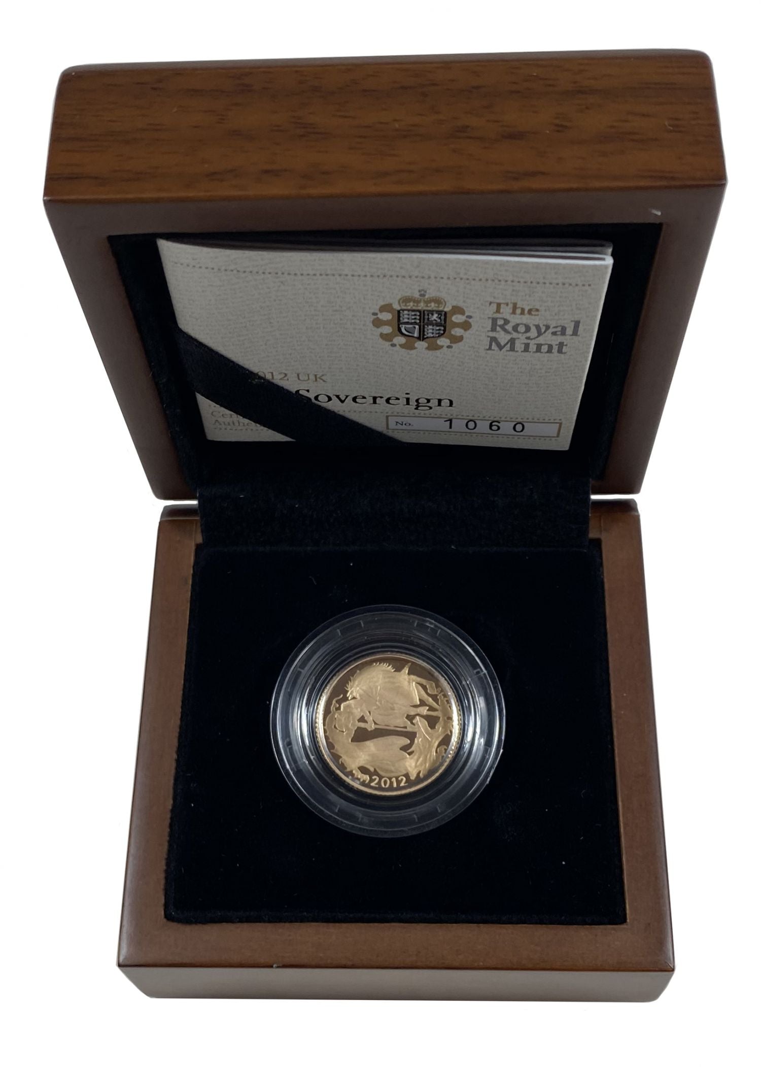 Elizabeth II 2012 proof Half-Sovereign