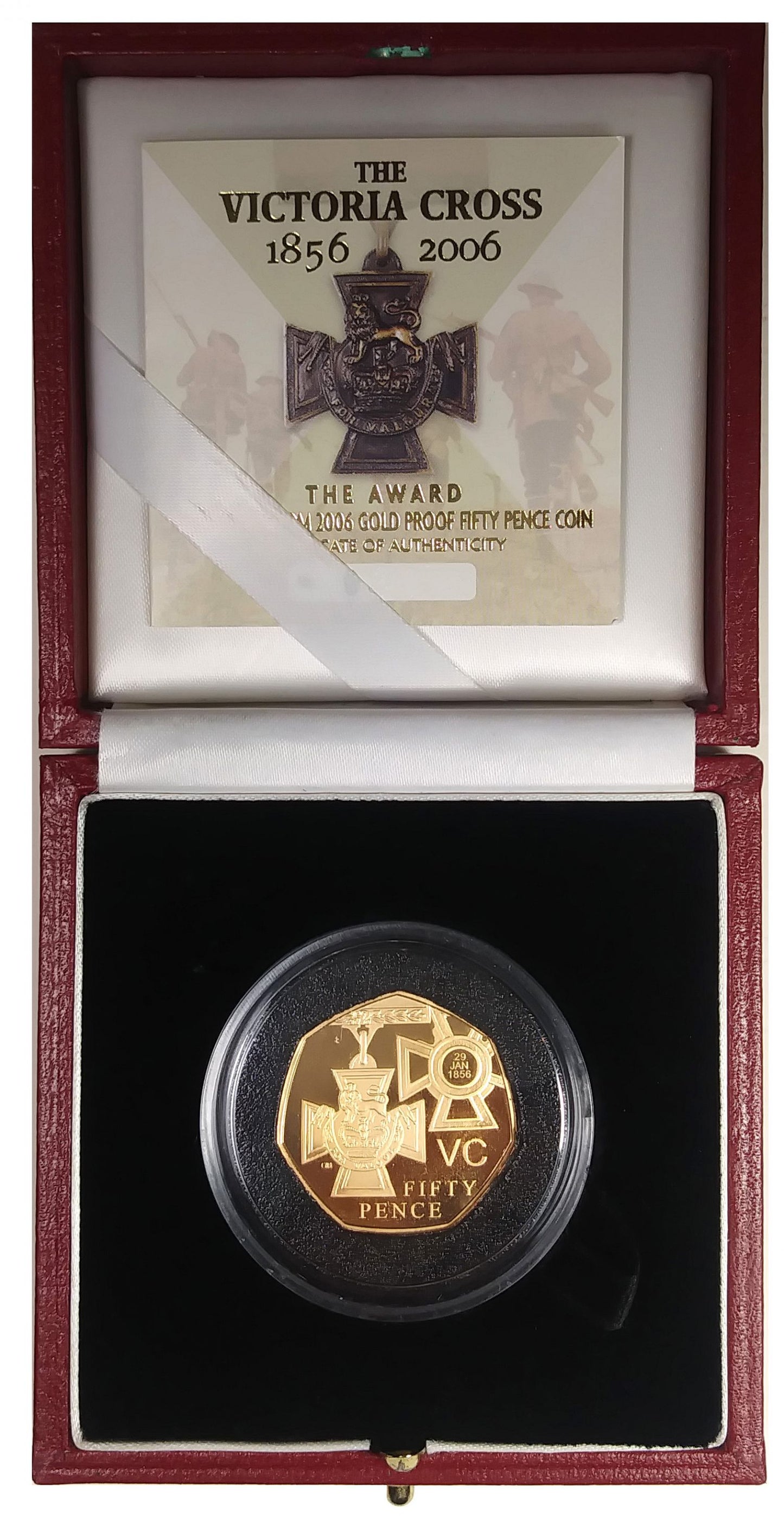 Elizabeth II 2006 gold proof Fifty Pence - Victoria Cross