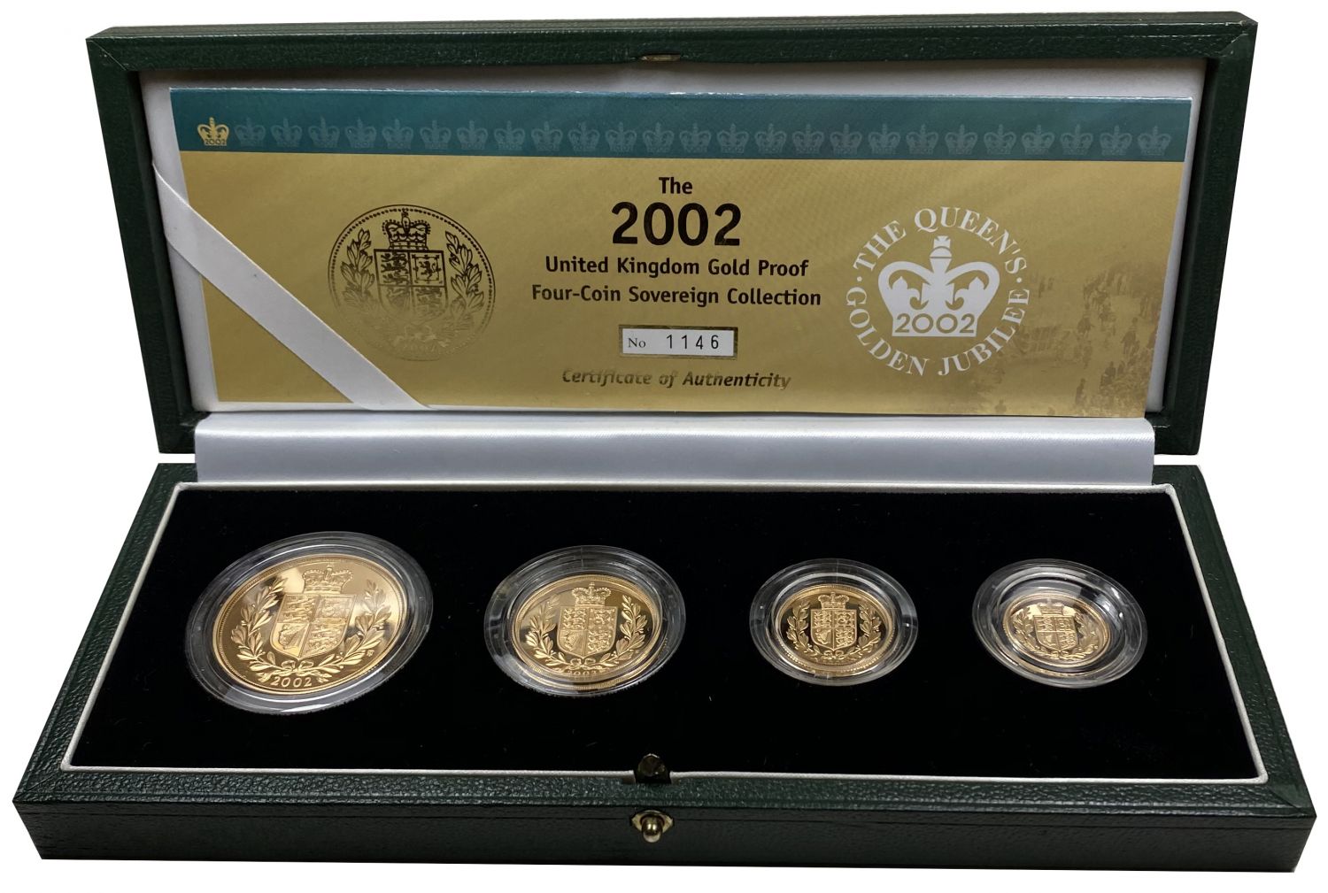 * Elizabeth II 2002 4-coin proof Set PF70 UCAM