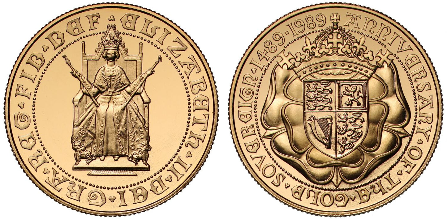 Elizabeth II 1989 proof Two-Pounds PF70 ULTRA CAMEO