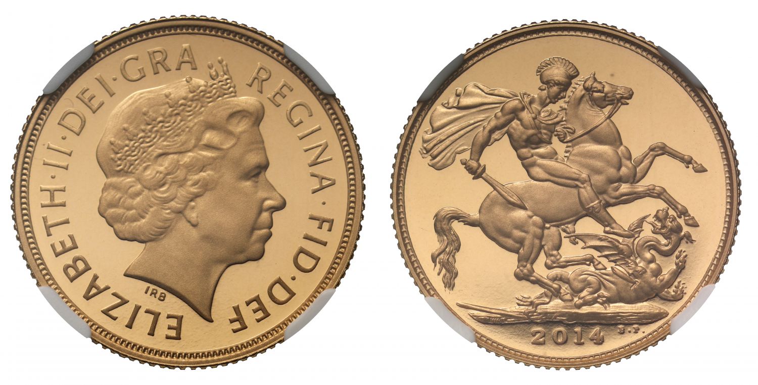 Elizabeth II 2014 PF70 UCAM Sovereign