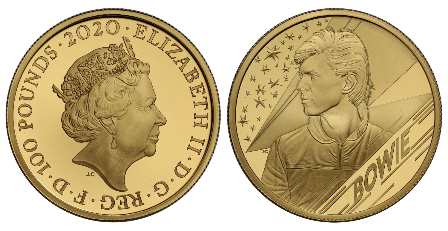 Elizabeth II 2020 gold proof 1oz David Bowie