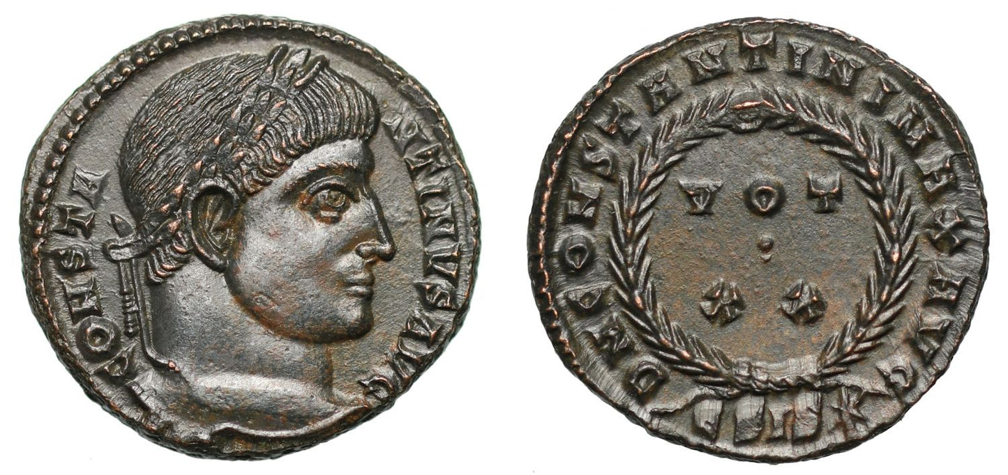 Constantine I, Follis, ESIS*.