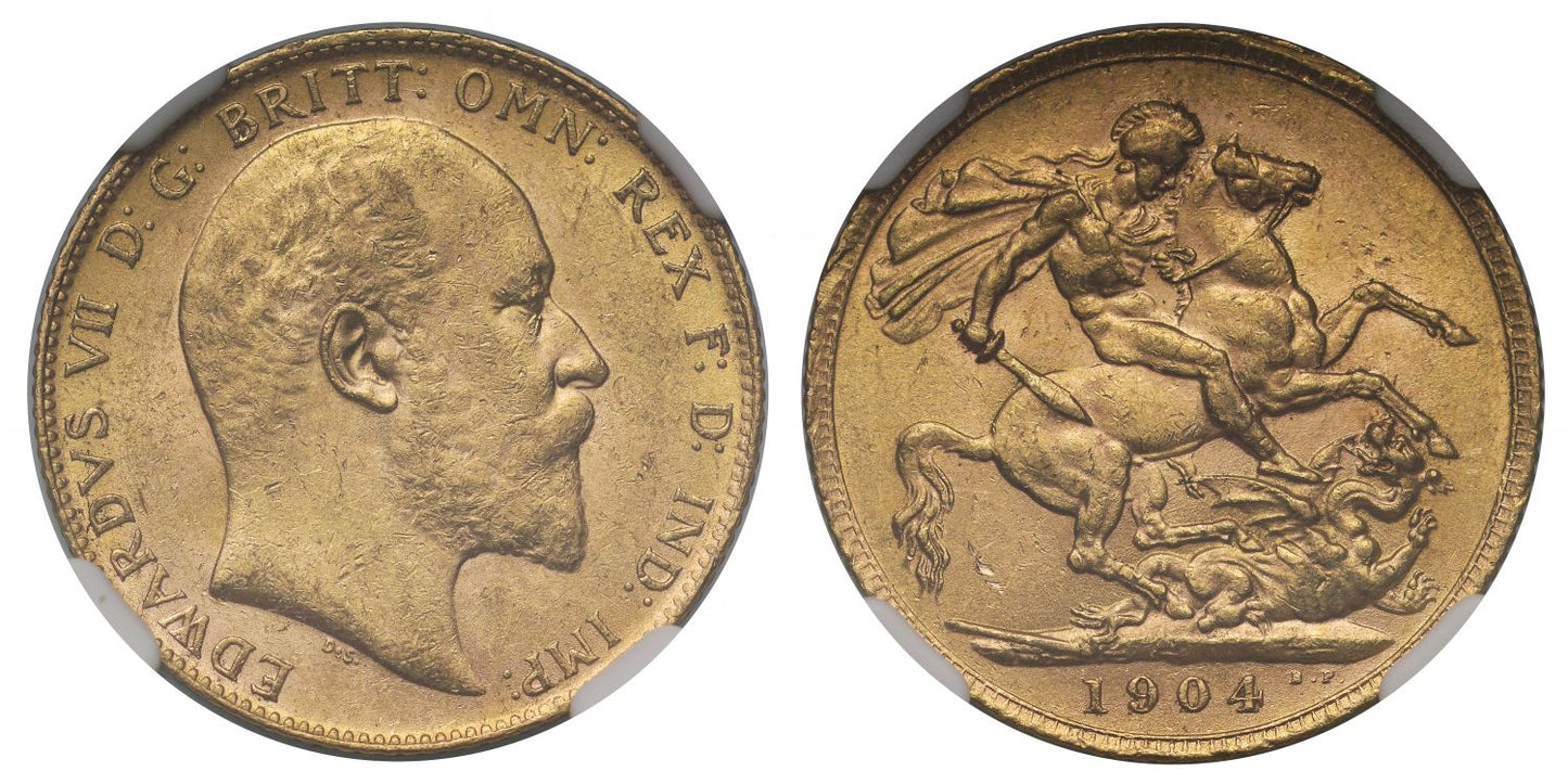 Edward VII 1904 Sovereign MS62