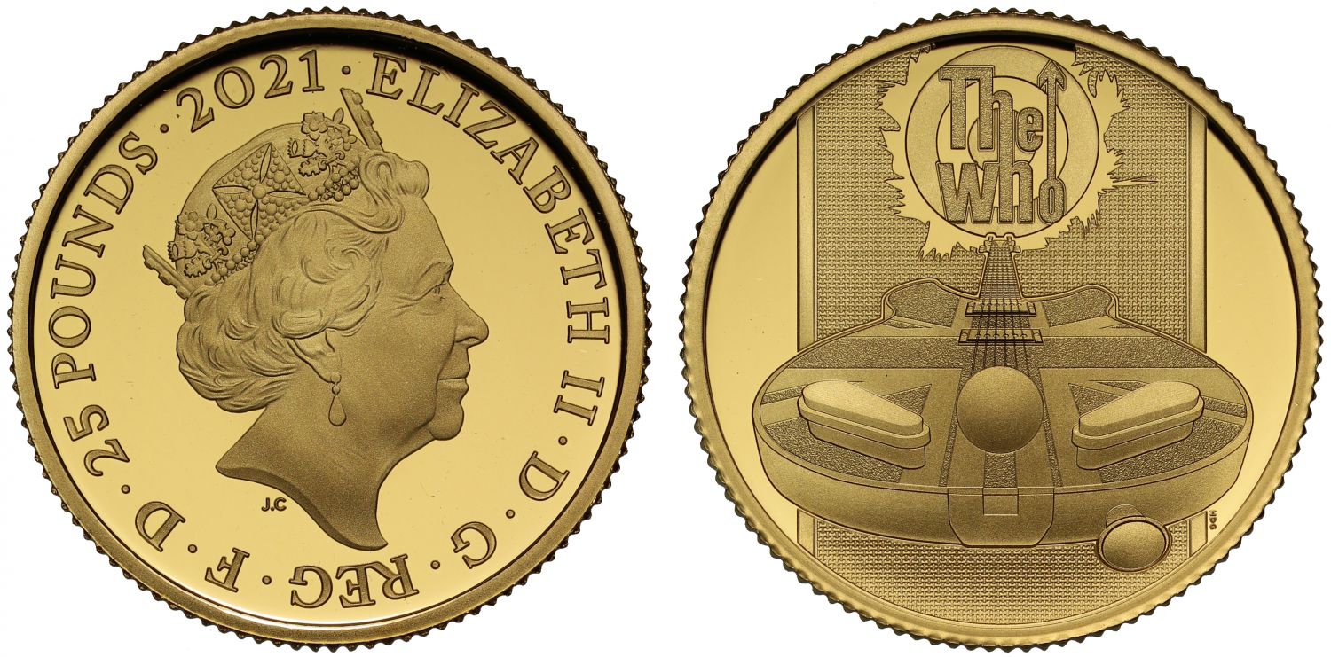 Elizabeth II 2021 gold proof 1/4oz The Who