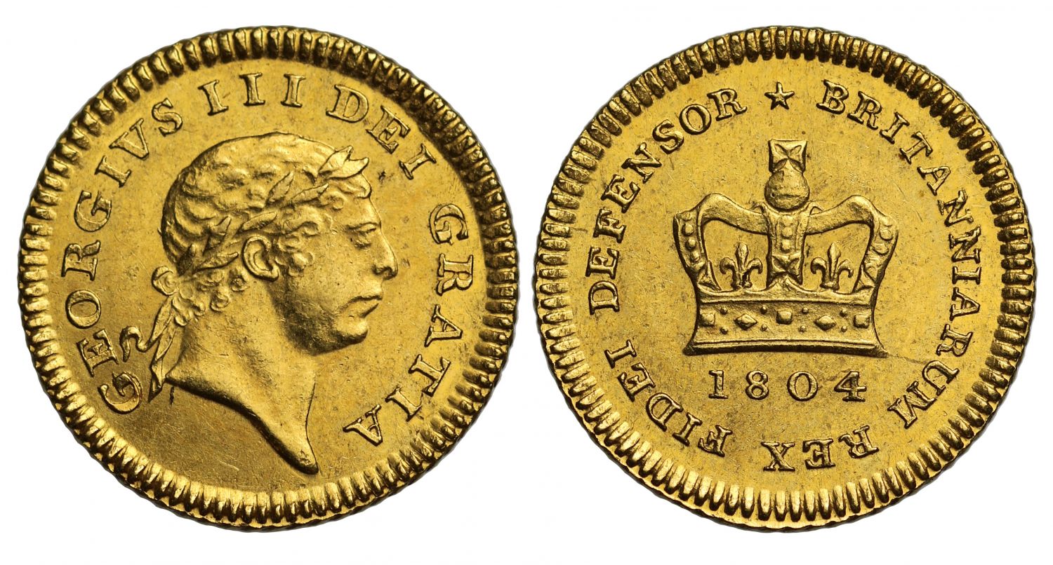 George III 1804 Third Guinea, first year of third type