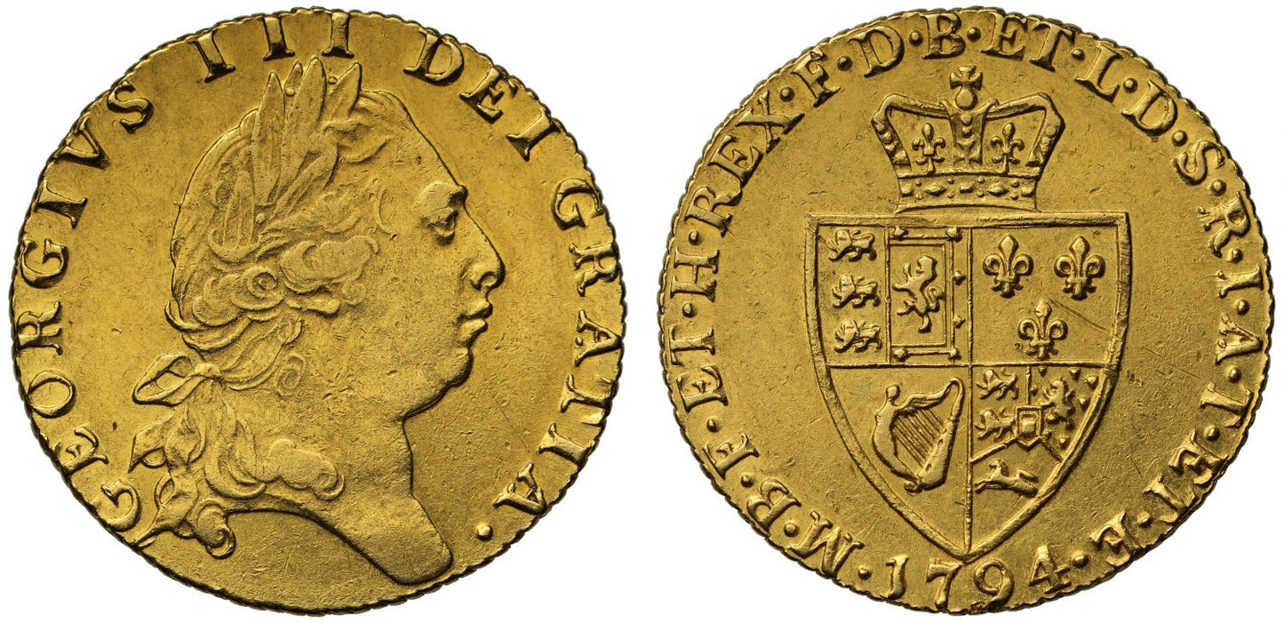 George III 1794 Guinea, fifth bust