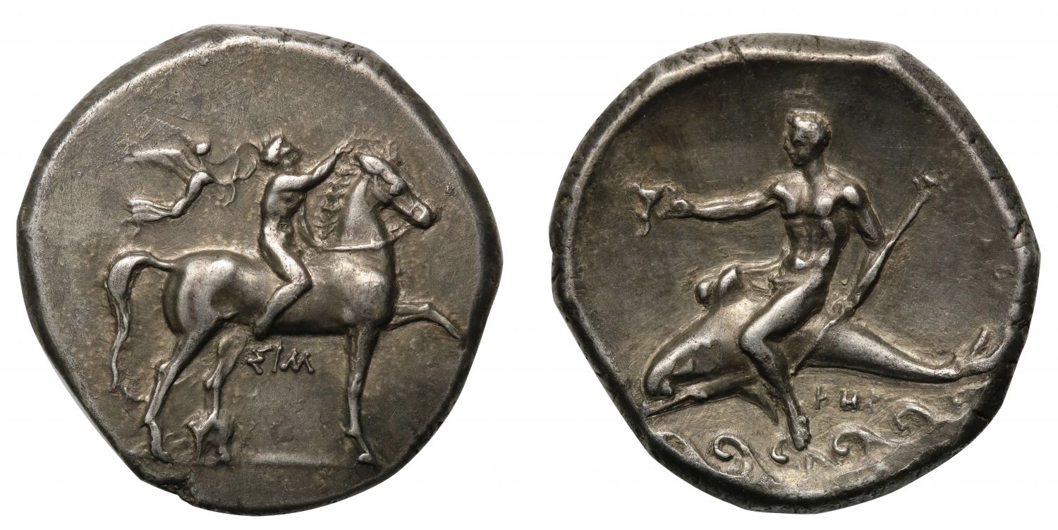 Calabria, Tarentum, silver Nomos