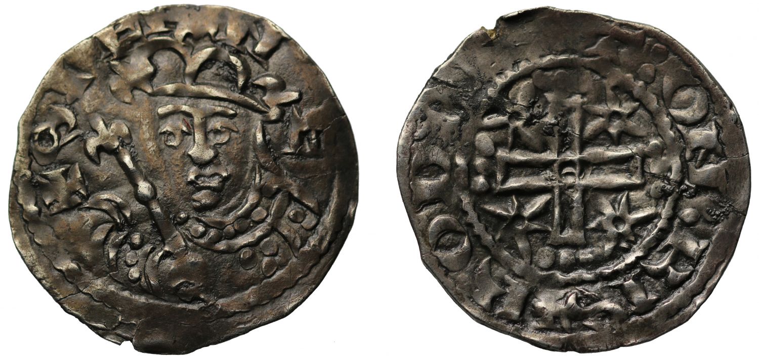 Stephen Penny, Cross voided & Mullets type, Castle Rising, Moneyer Rodbert