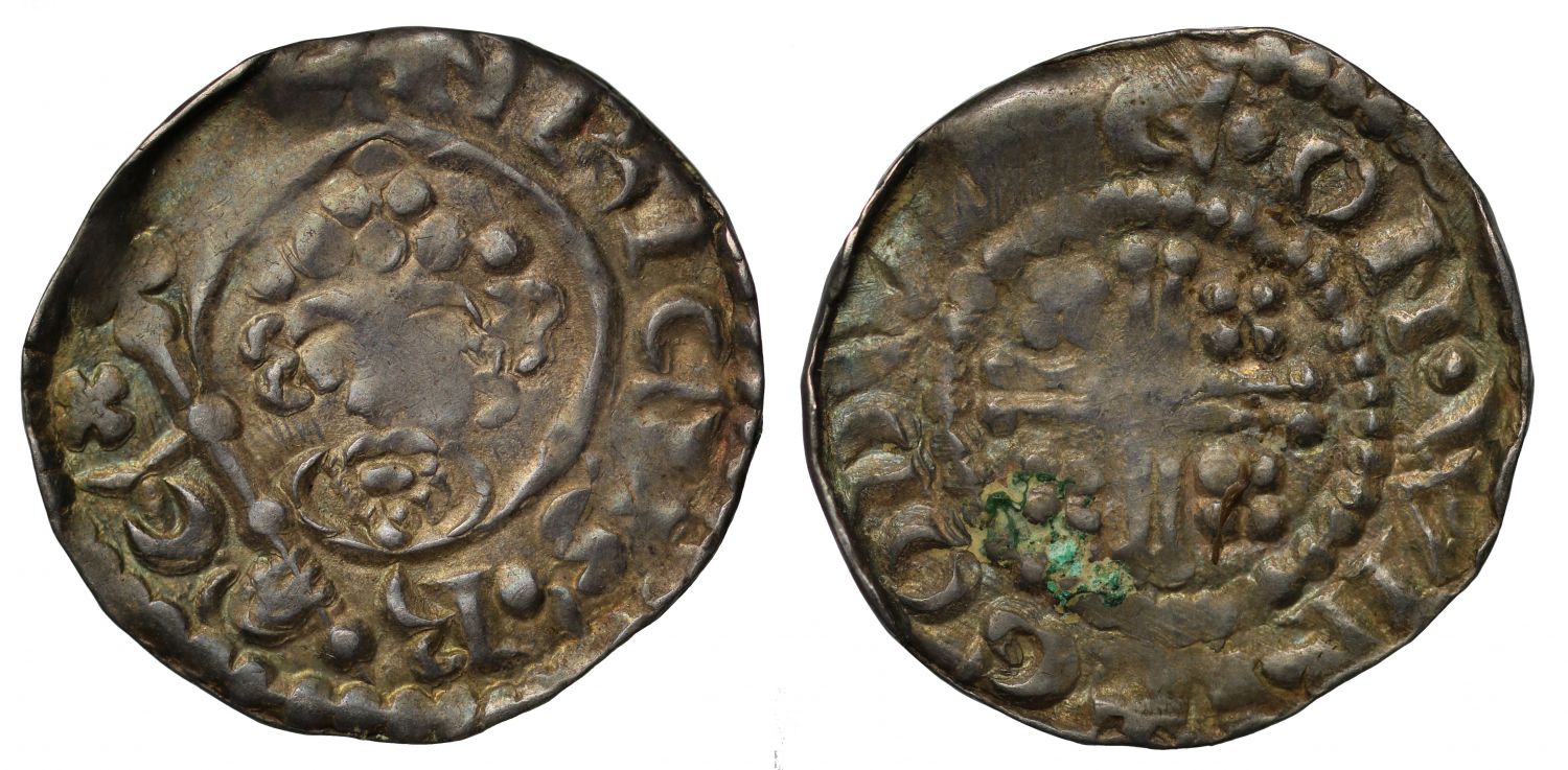 Henry II Penny, Short cross type 1b, Worcester Mint, moneyer Godwine