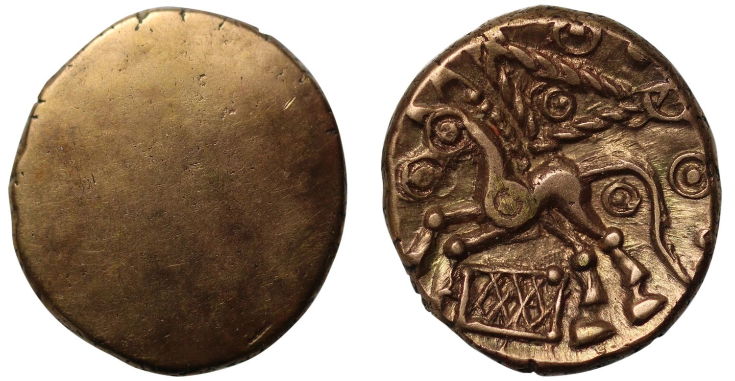 Ancient British, Cantii, gold Quarter-Stater.