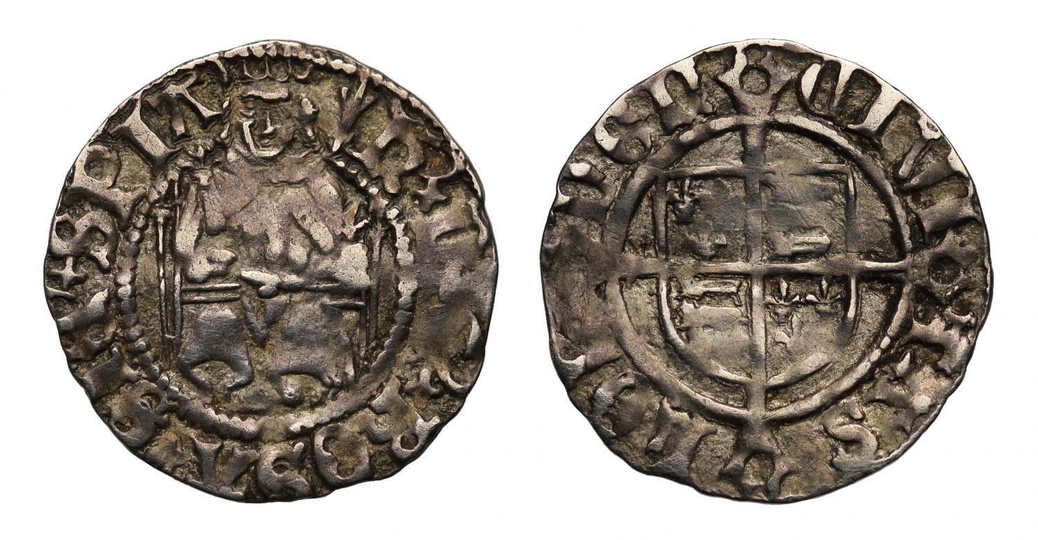 Henry VIII Penny, Second coinage, London Mint, mm. arrow