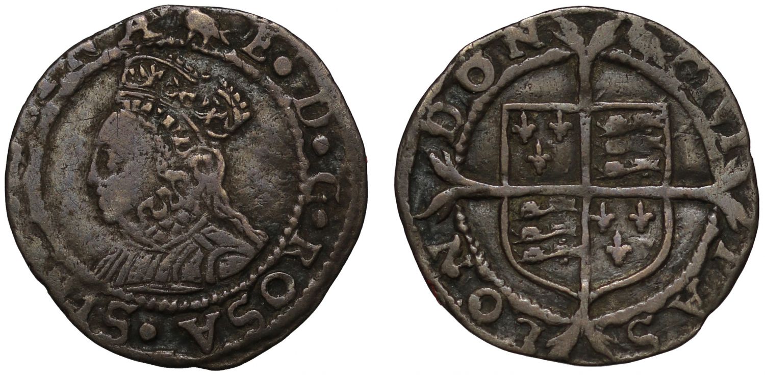 Elizabeth I Penny, Second issue, mm. martlet