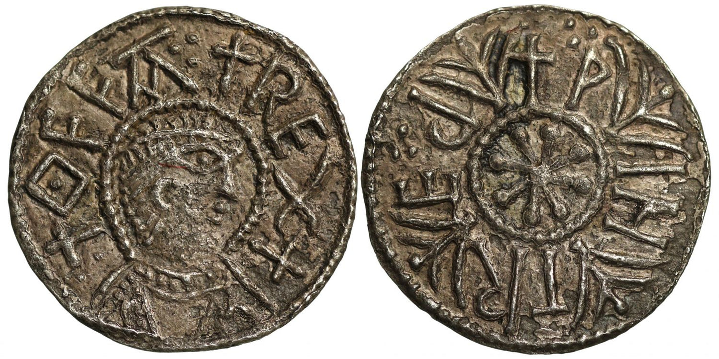 Offa Penny, portrait type, moneyer Wintred, East Anglia