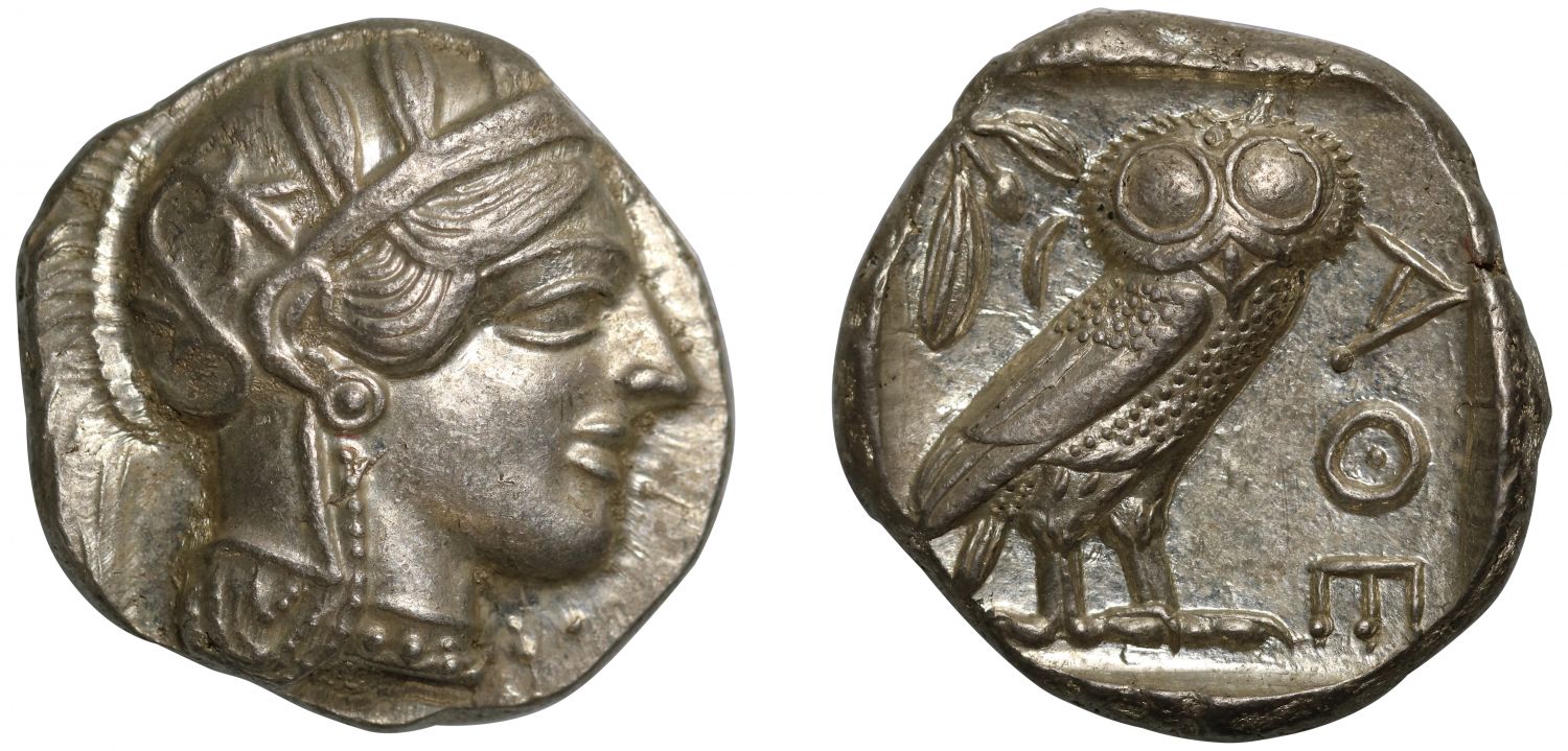 Athens, silver Tetradrachm, Ch AU 5/5 5/5