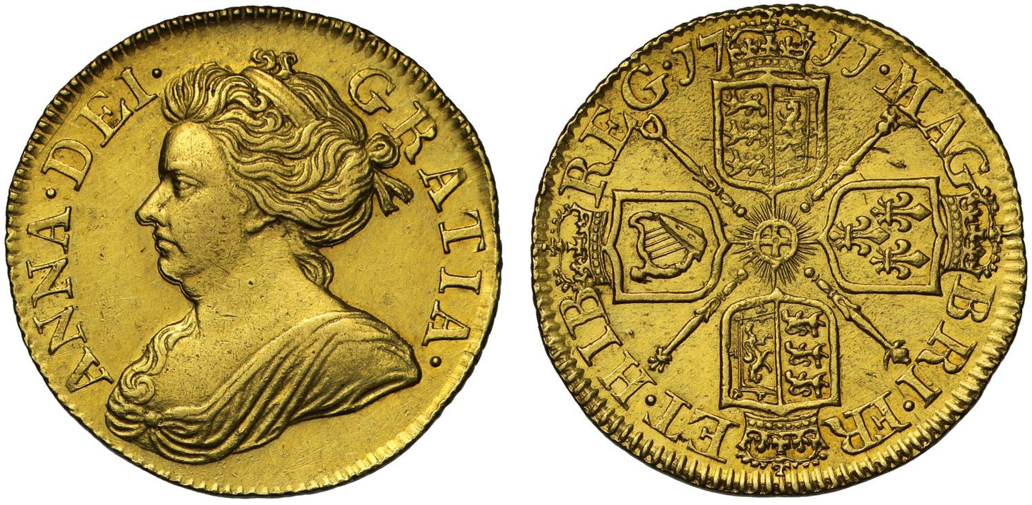 Anne 1711 Half-Guinea Post Union