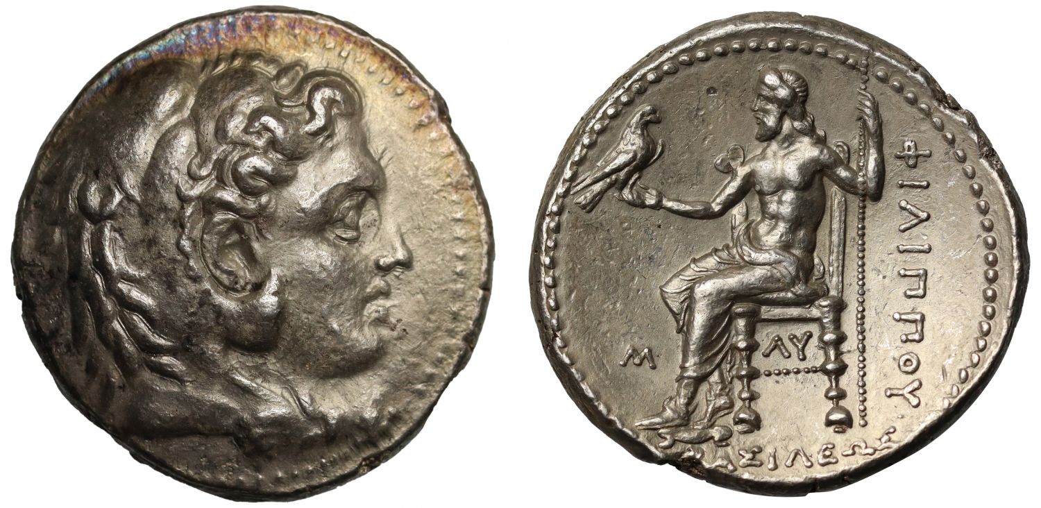 Philip III Arrhidaios, silver Tetradrachm.